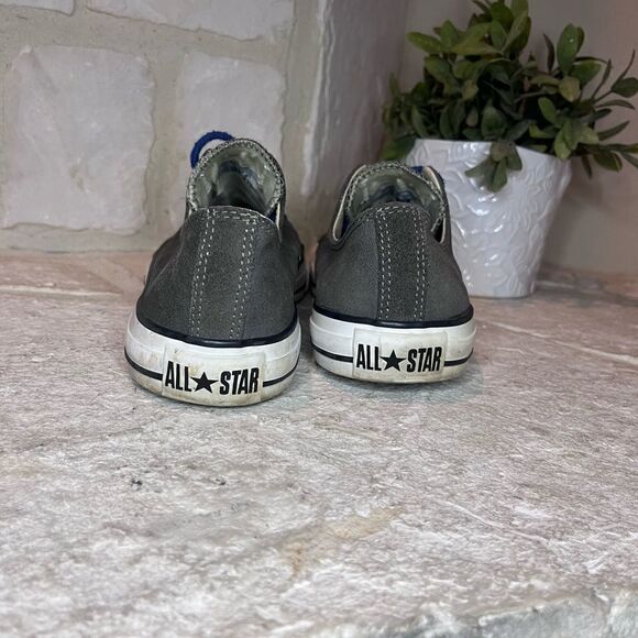 Converse All Stars dark grey sneakers sz 10 - Picture 4 of 6